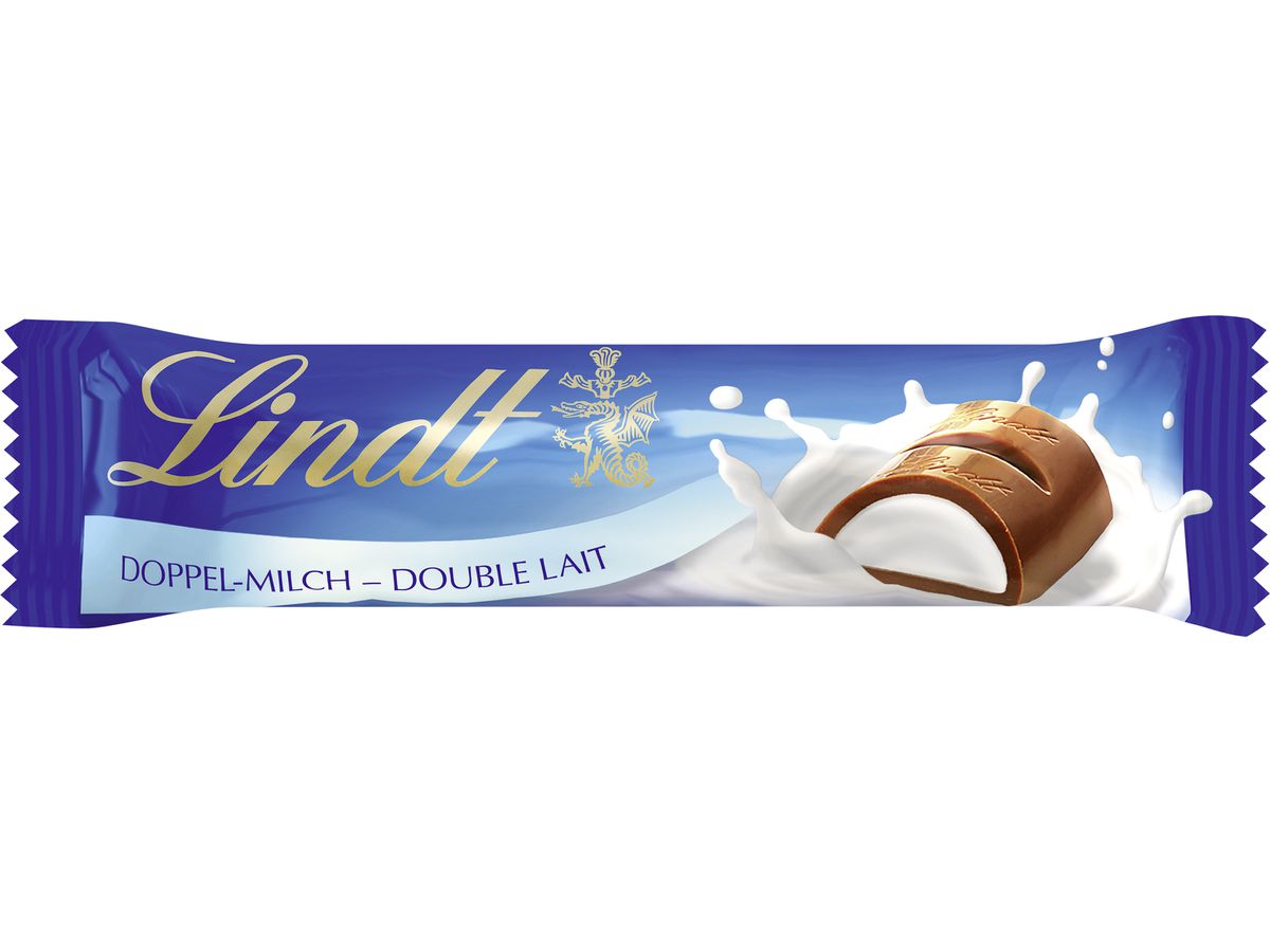 LINDT Barretta di cioccolato 654741 Double Lait 18x38g (9003600547419)