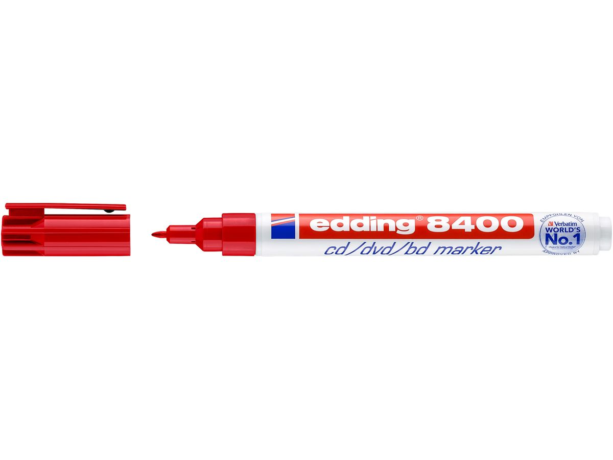EDDING CD-Marker 8400 0,5-1mm 8400-2 rosso (4004764827145)