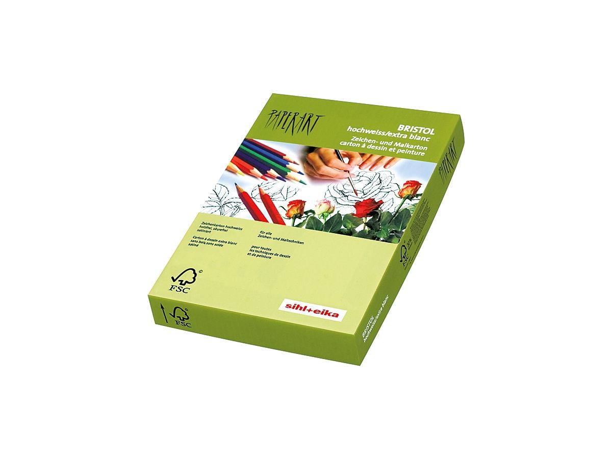 PAPYRUS Karton Bristol A4 88077859 300g, weiss 125 Blatt (7612285220931)