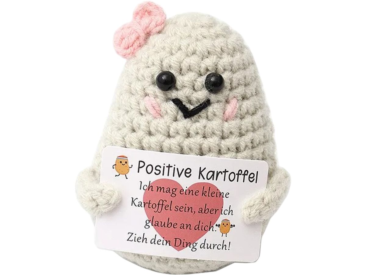 I AM CREATIVE Positive Potato Schlaufe 8cm 212748 beige (7611983252268)