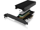 ICY BOX PCIe-Karte, 1x M.2 PCIe NVMe IB-PCI214M2-HSL SSD PCIe 4.0 (4250078167242)