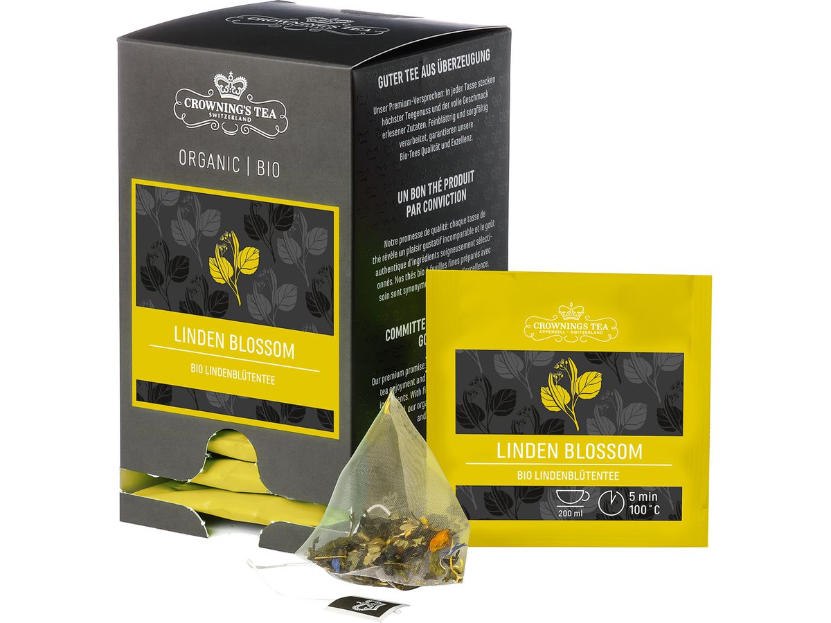 CROWNING'S Bio Linden Blossom 106496 Pyramide 2g, 15 pcs. (7611259271276)