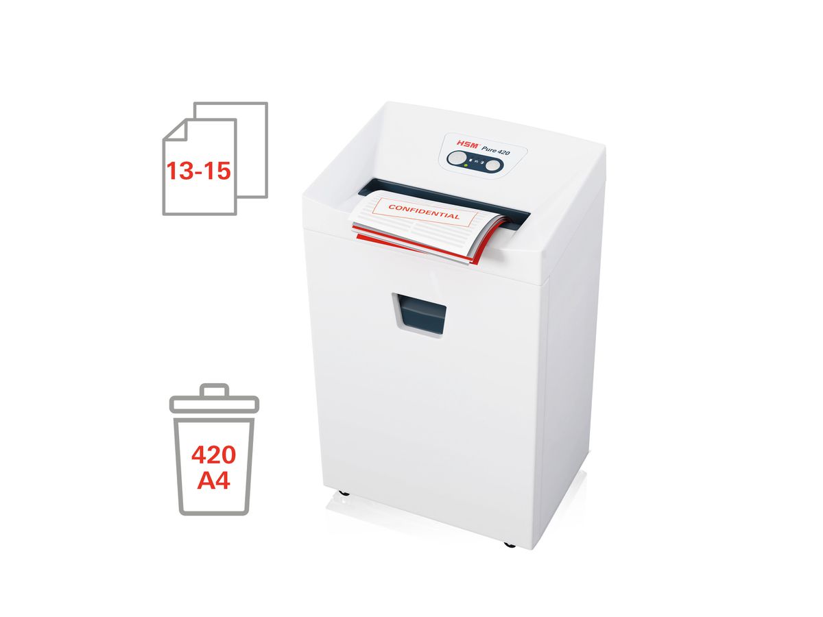 HSM Distruggi docu. Pure 420 2343111 P-4, 35lt (4026631054225)