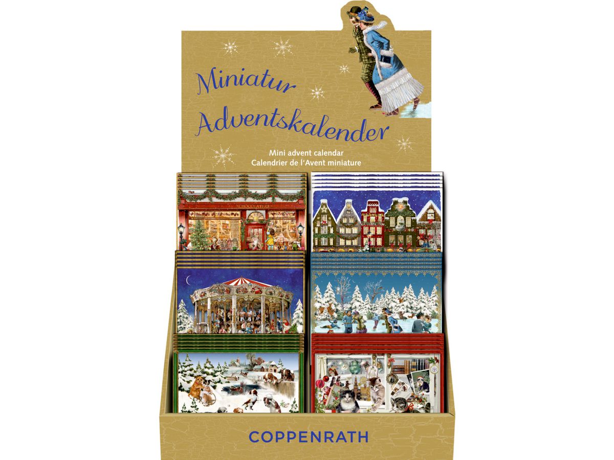 COPPENRATH Adventskalender Mini 85x60mm 94873 Fröhliche Weihnachten (4050003948737)