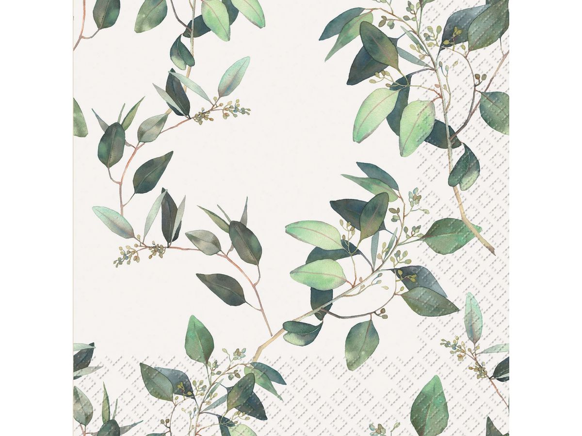 STEWO Salviette Eulalia 33x33cm 2572568746 verde chiaro FSC 20 pezzi (7630050838242)