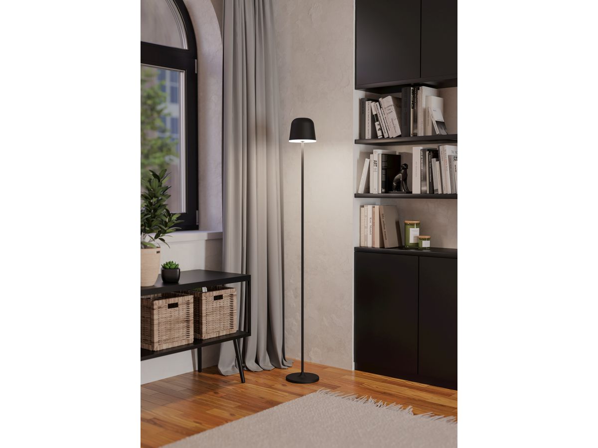 EGLO Lampadaire Mannera-L 901748 noir, batterie (9008606334353)