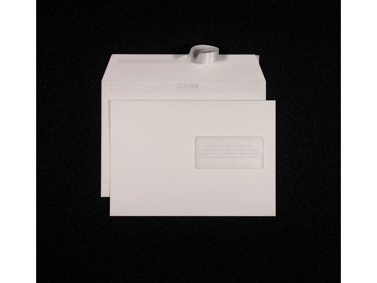 METTLER Enveloppe fenêtre droite C5 8144 120g, recyclé 500 pcs. (7640126061283)