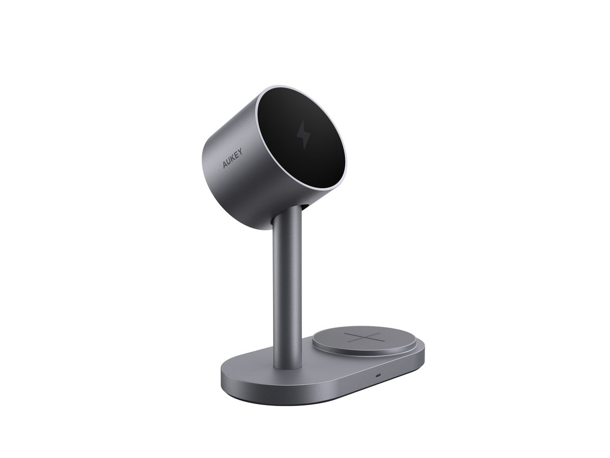 AUKEY MagFusion 2-IN-1 Fastcharger LC-MC213 Wireless Charger 25W Qi2.2 (0689323791392)