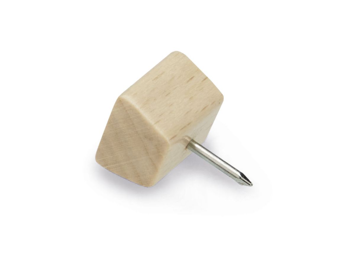 MAGNETOPLAN Design Pinwand-Nadeln 25 Stück 111165549 Wood Series, Birke 18x13x13mm (4013695065908)