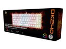 DELTACO TKL Gaming Keyboard membrane GAM-158-W RGB CH-Layout, White (5706470154827)