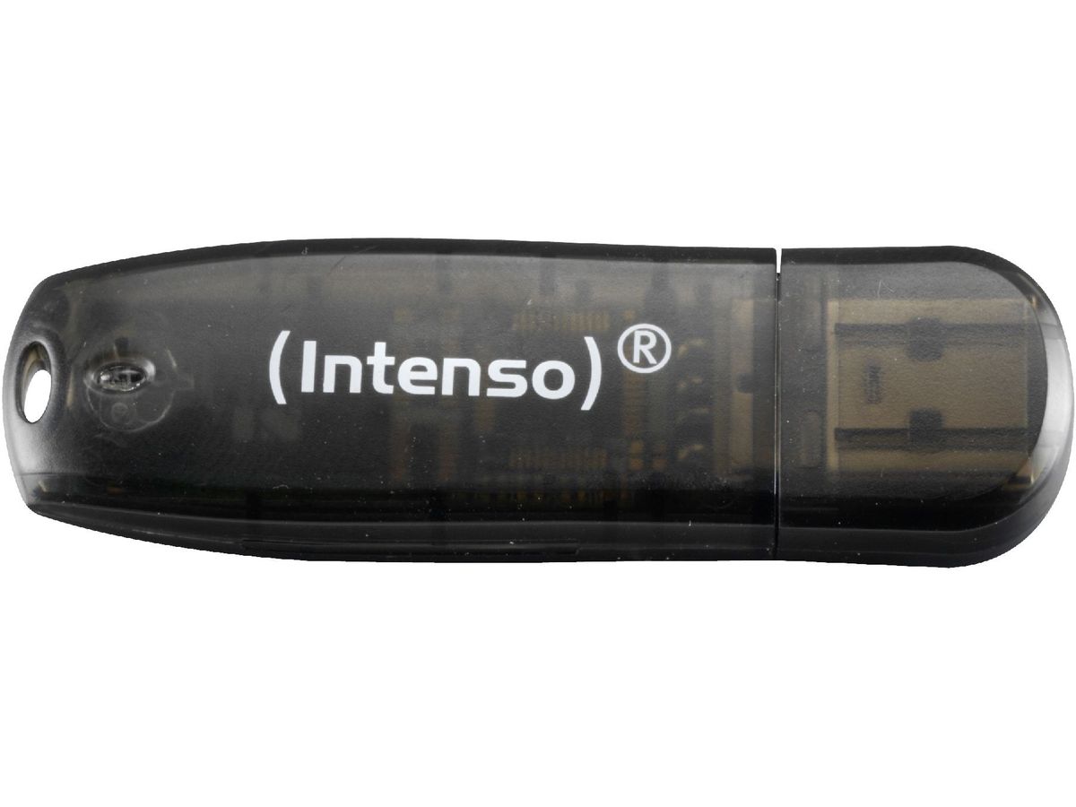 INTENSO USB-Stick Rainbow Line 16GB 3502470 USB 2.0 black (4034303010011)