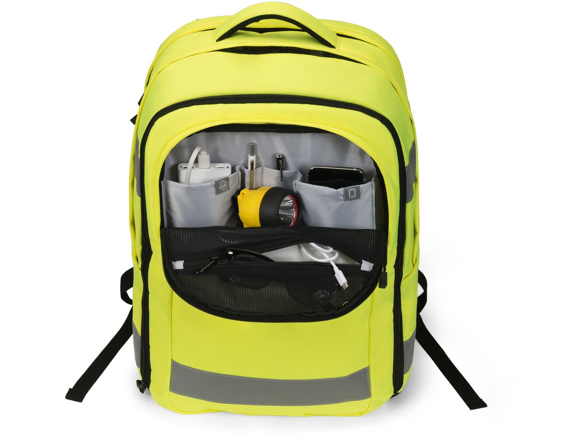DICOTA Backpack HI-VIS 38 litre P20471-04 yellow (7640186417587)