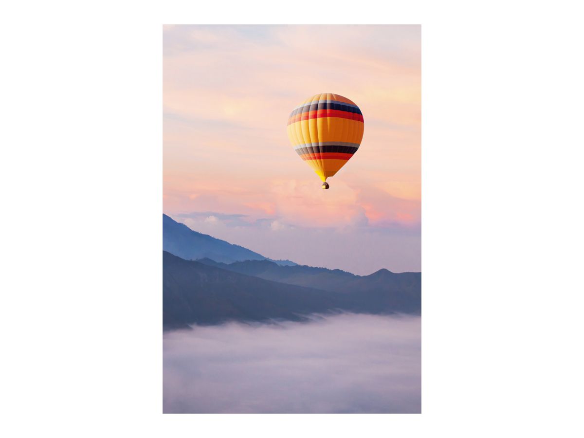 ABC Carte de voeux en blanc B6 51803 Ballon à air chaud (7611119211473)