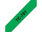PTOUCH Ruban, laminé noir/vert TC-701 PT-3000 12 mm (4977766050623)