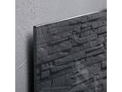 SIGEL Magnettafel Glas GL169 Design Schiefer 480x480x15mm (4004360867132)