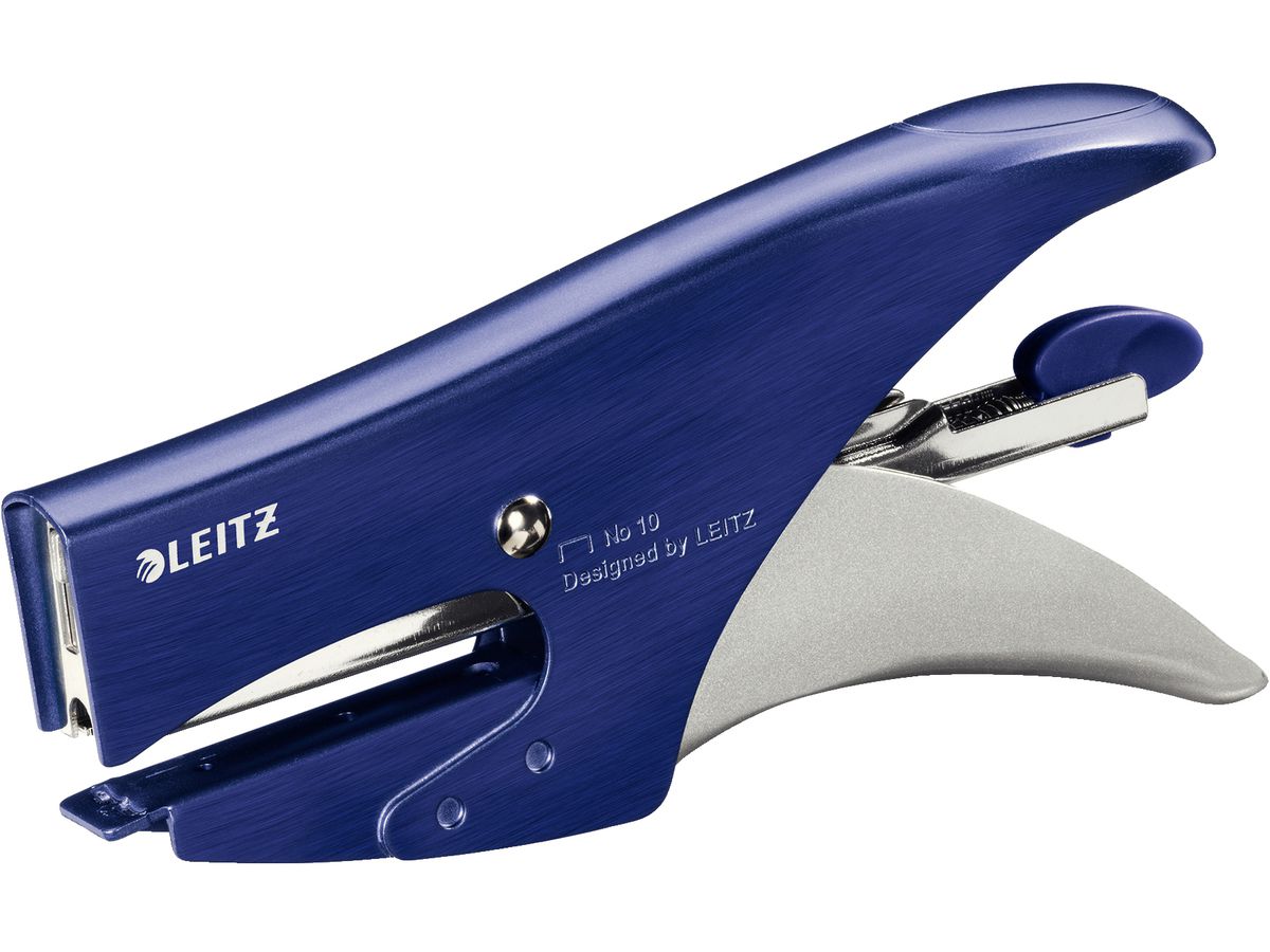 LEITZ Cucitrice a pinza No.10 Style 55640069 titan blu 15 fogli (4002432107513)