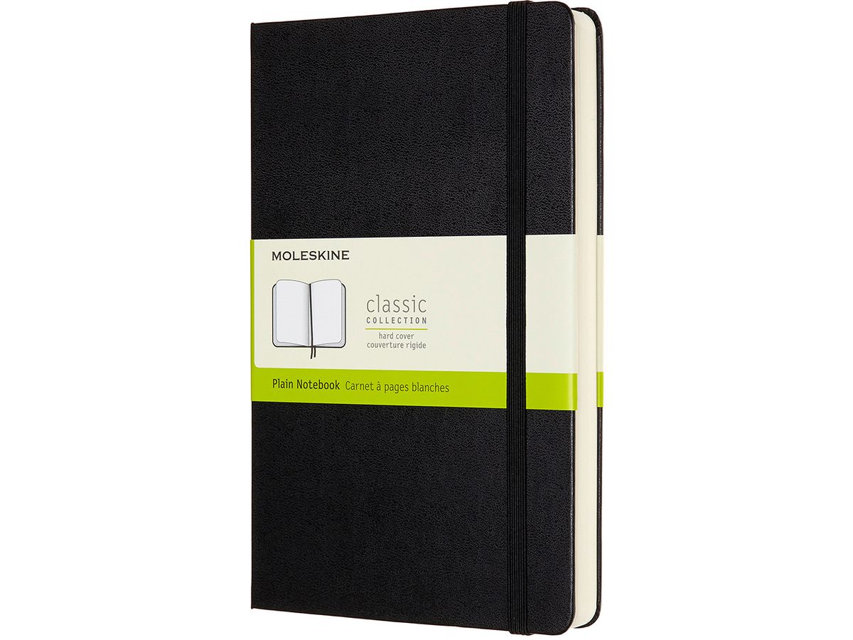 MOLESKINE Carnet HC L/A5 628028 en blanc, noir, 400 pages (8058647628028)