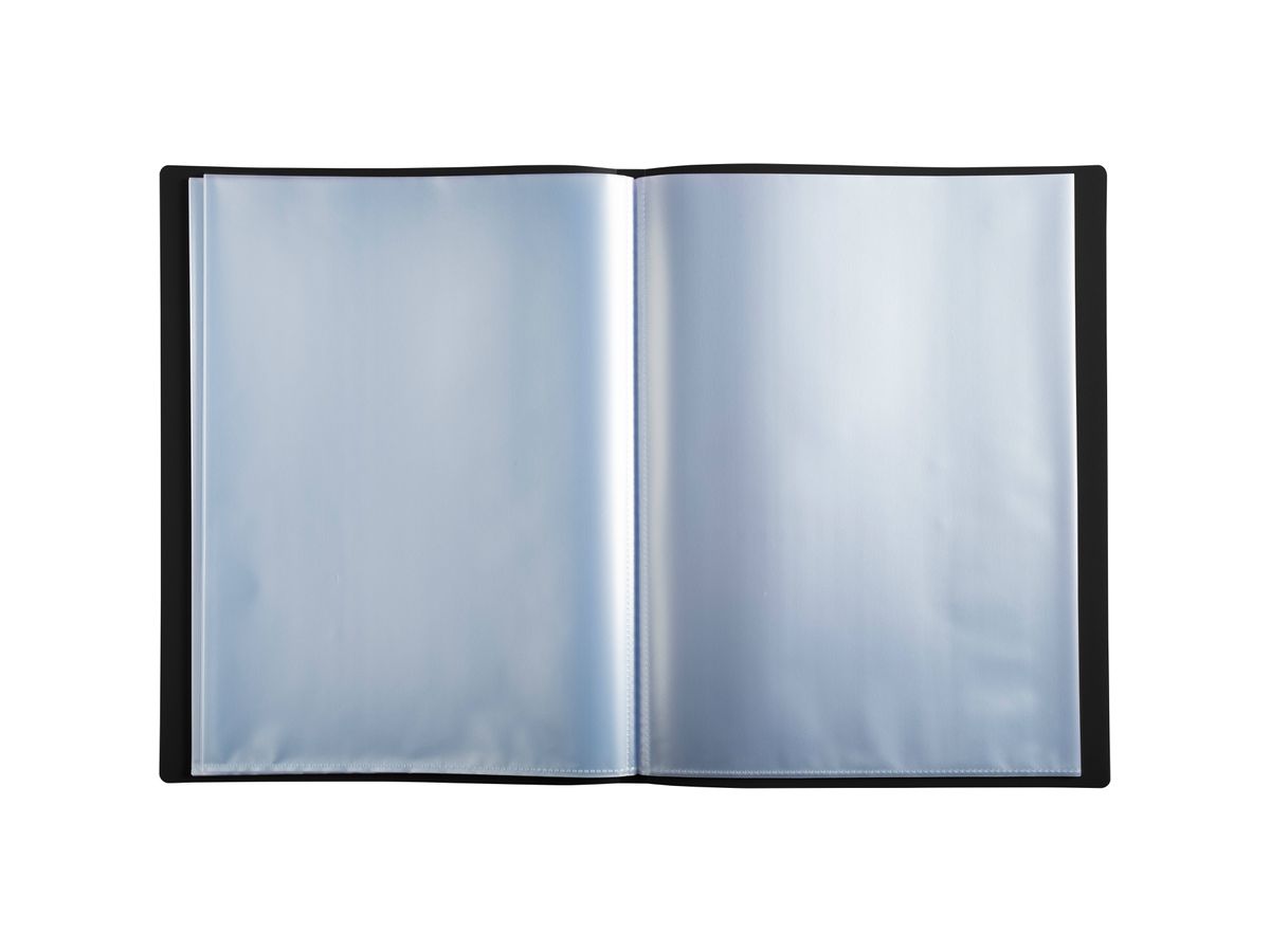 EXACOMPTA Livre présentation A4 85101E noir 100 sacs (3130630851011)