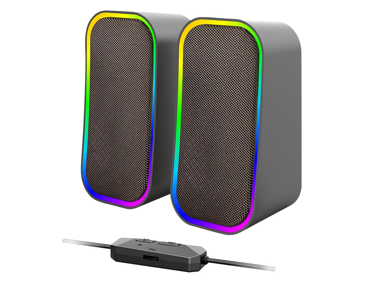 SPEEDLINK TOKEN Gaming Speaker SL-810008-BK RGB, Stereo, Black (4027301703238)