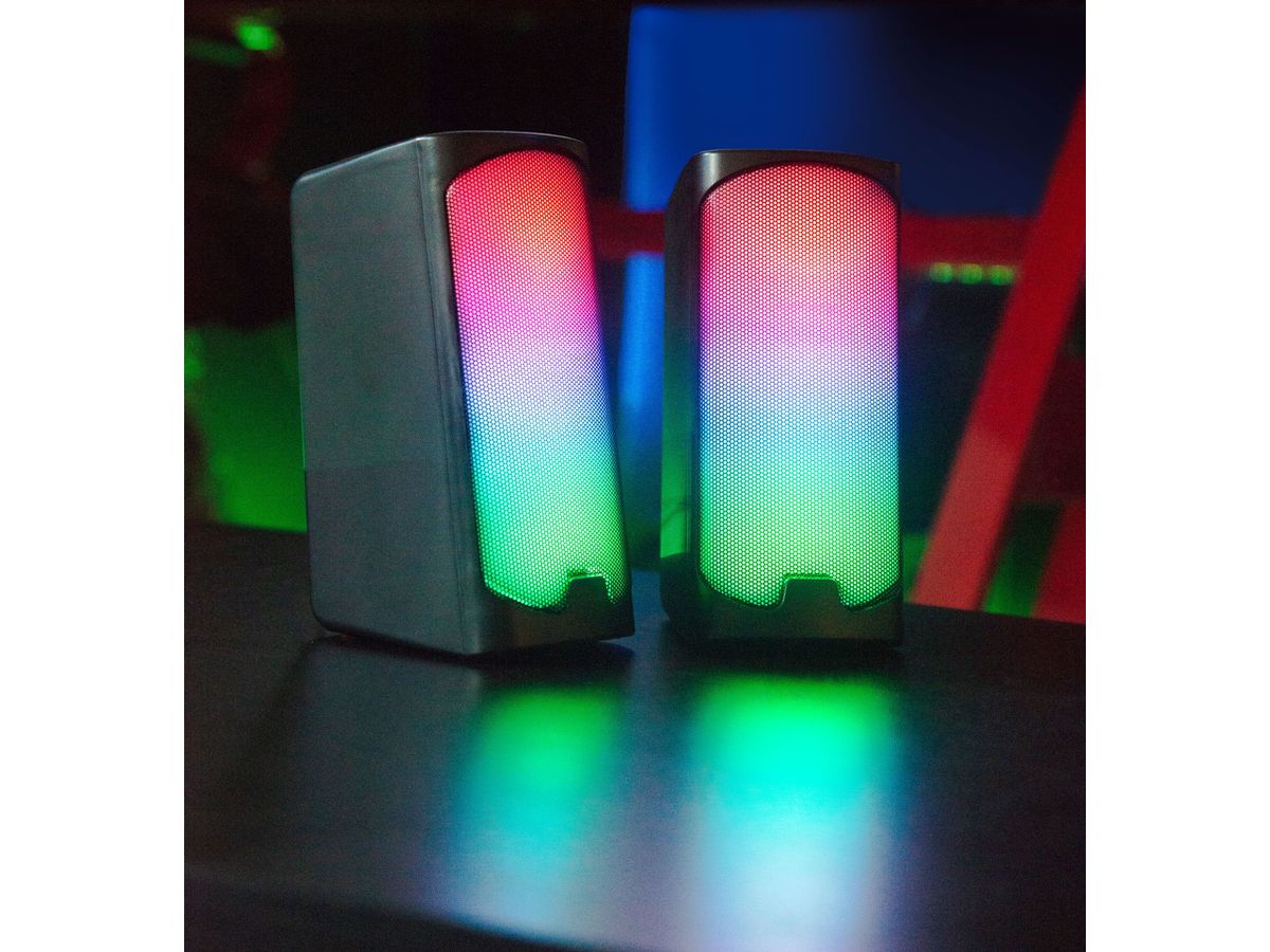 SPEEDLINK TONOS Gaming Speaker SL-810009-BK RGB, Stereo, Black (4027301935127)