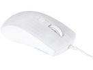 DELTACO Ultralight Gaming Mouse, RGB GAM-144-W Semi-Transparent, WM87,White (7333048058607)