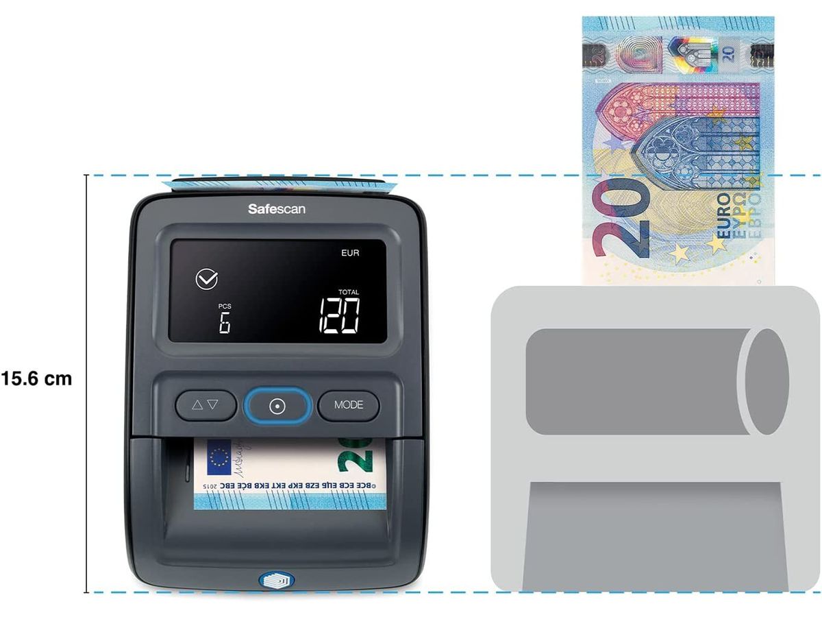 SAFESCAN Auto. Geldscheinprüfgerät SS155-SG2 schwarz (8717496337276)
