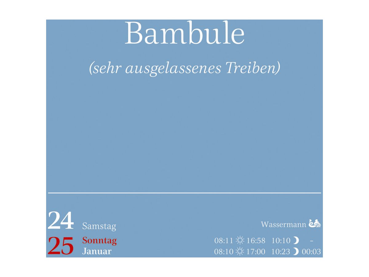 HARENBERG Calendrier détachable 2026 3310079+26 Duden Wortschätze DE 11x14cm (9783840036699)
