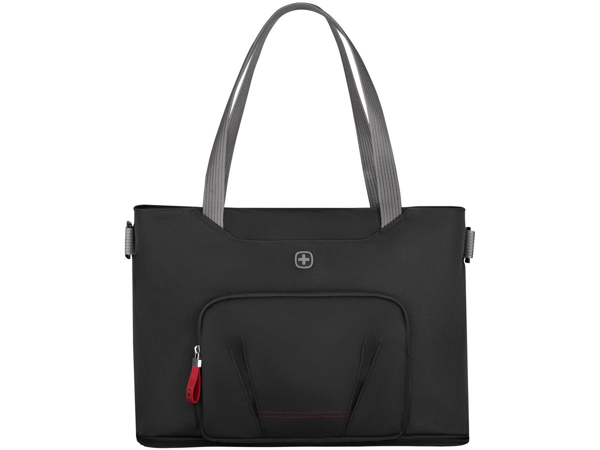 WENGER Motion Deluxe Tote 15.6 Inch 612543 Laptop Tote Chic Black (7613329177945)