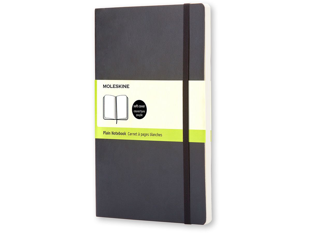 MOLESKINE Notizbuch Soft A6 714-8 blanko schwarz (9788883707148)