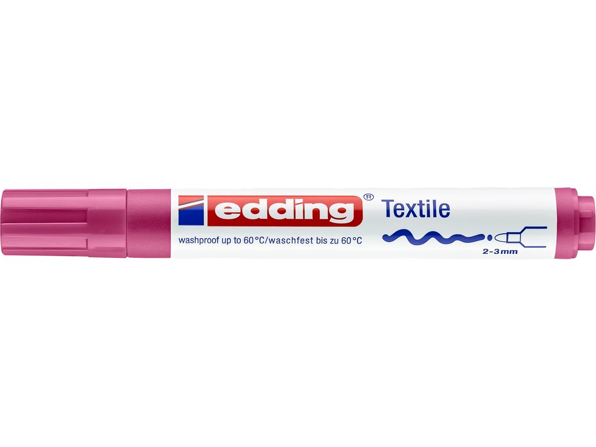 EDDING T-Shirt-Marker 4500 2-3mm 4500-19 karmin (4004764107773)