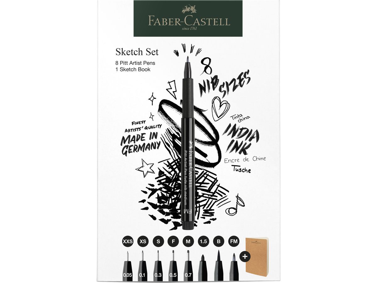 FABER-CASTELL Pitt Artist Set 267102 Penna e album (4005402671021)
