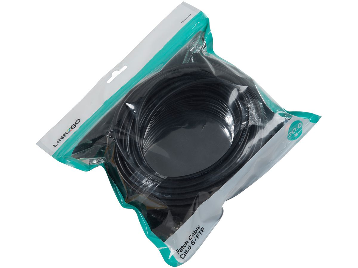 LINK2GO Patch Cable Cat.6 PC6213WBP SF/UTP, 20m (7613058029935)