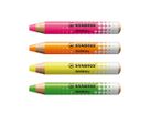 STABILO Whiteboardmarker MARKdry 648/4-01 Neon 4 pezzi (4006381625067)