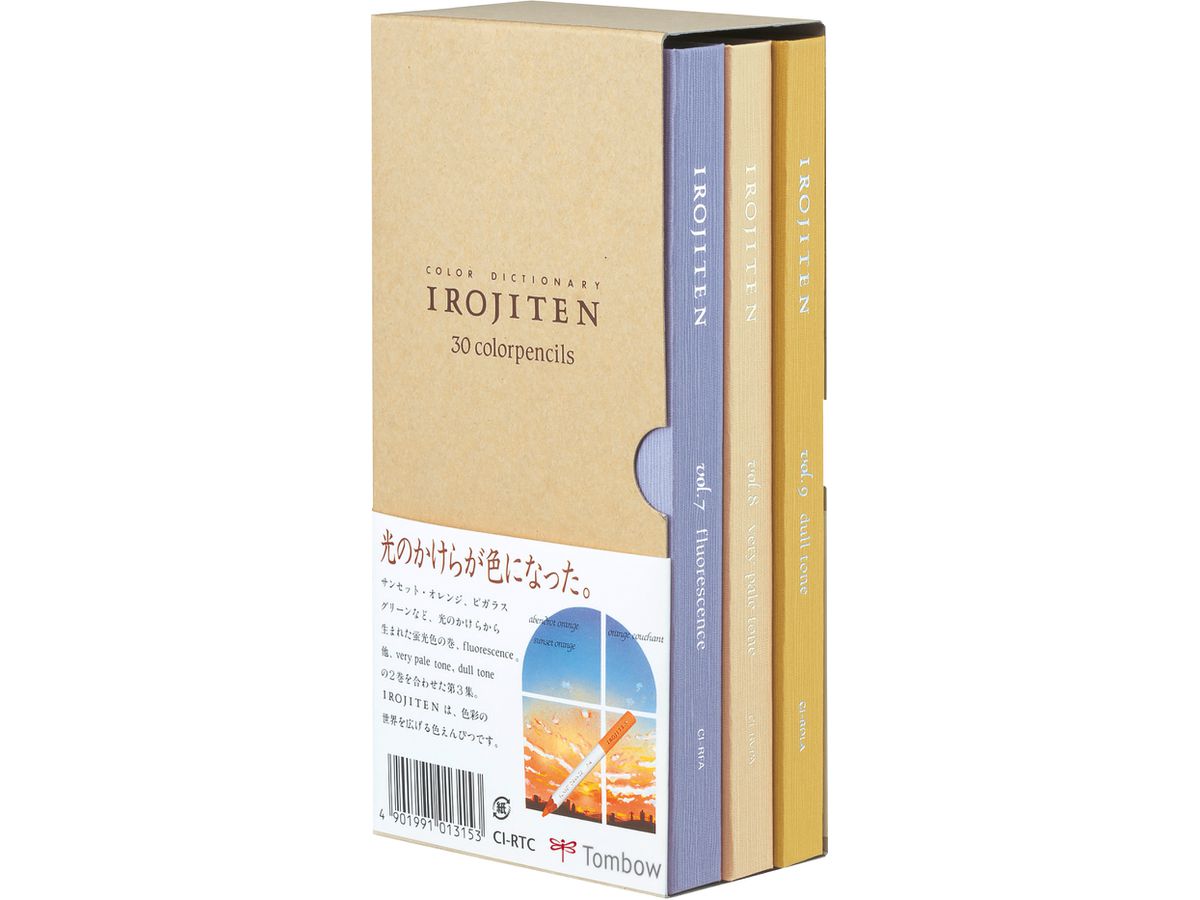 TOMBOW Crayon couleur Irojiten CI-RTC-30C Boîte, Seascape 30 pcs. (4901991013153)