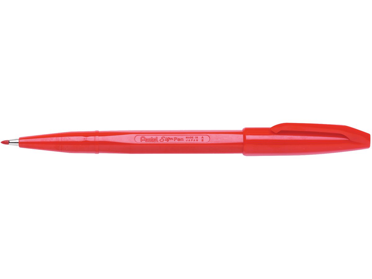 PENTEL Faserschreiber Sign Pen 2.0mm S520B rot (3474370520036)