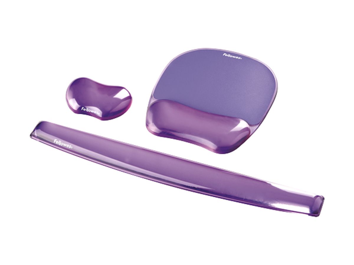 FELLOWES Handballenauflage Flex 91477-72 lila, Gel (0077511914775)