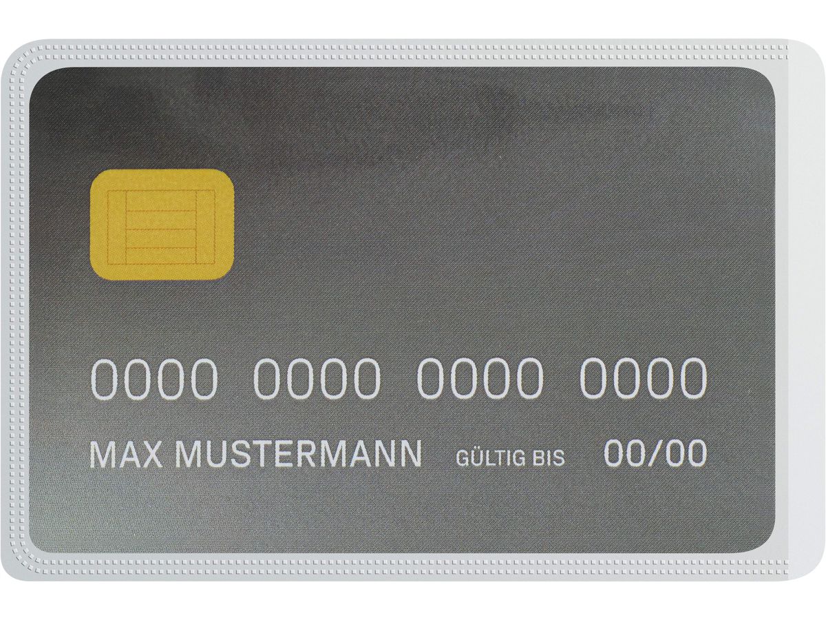 KOLMA Ausweishülle 86x54mm 09.140.00 trans.,Kreditkart.,ExtraSolid (7611967090015)