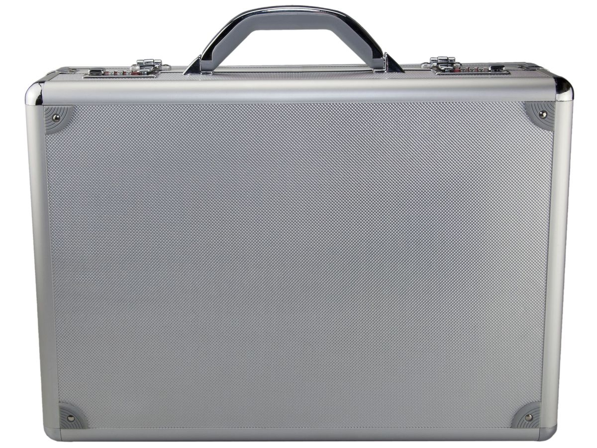 MONOLITH Alu-Diplomatenkoffer 2000002276 Silber, 490x330x130mm (5016469227600)