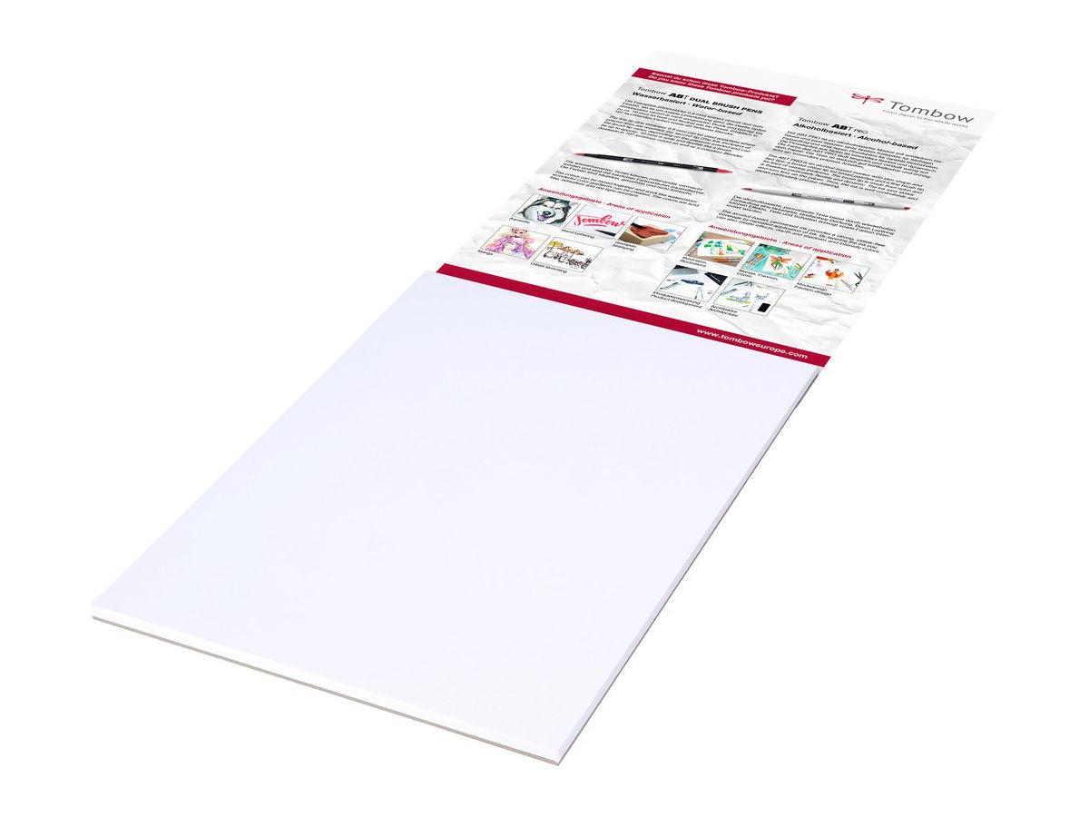TOMBOW Drawing Pad Bristol A6 PB-MARK-COV 250g, 25 fogli (4003198950351)