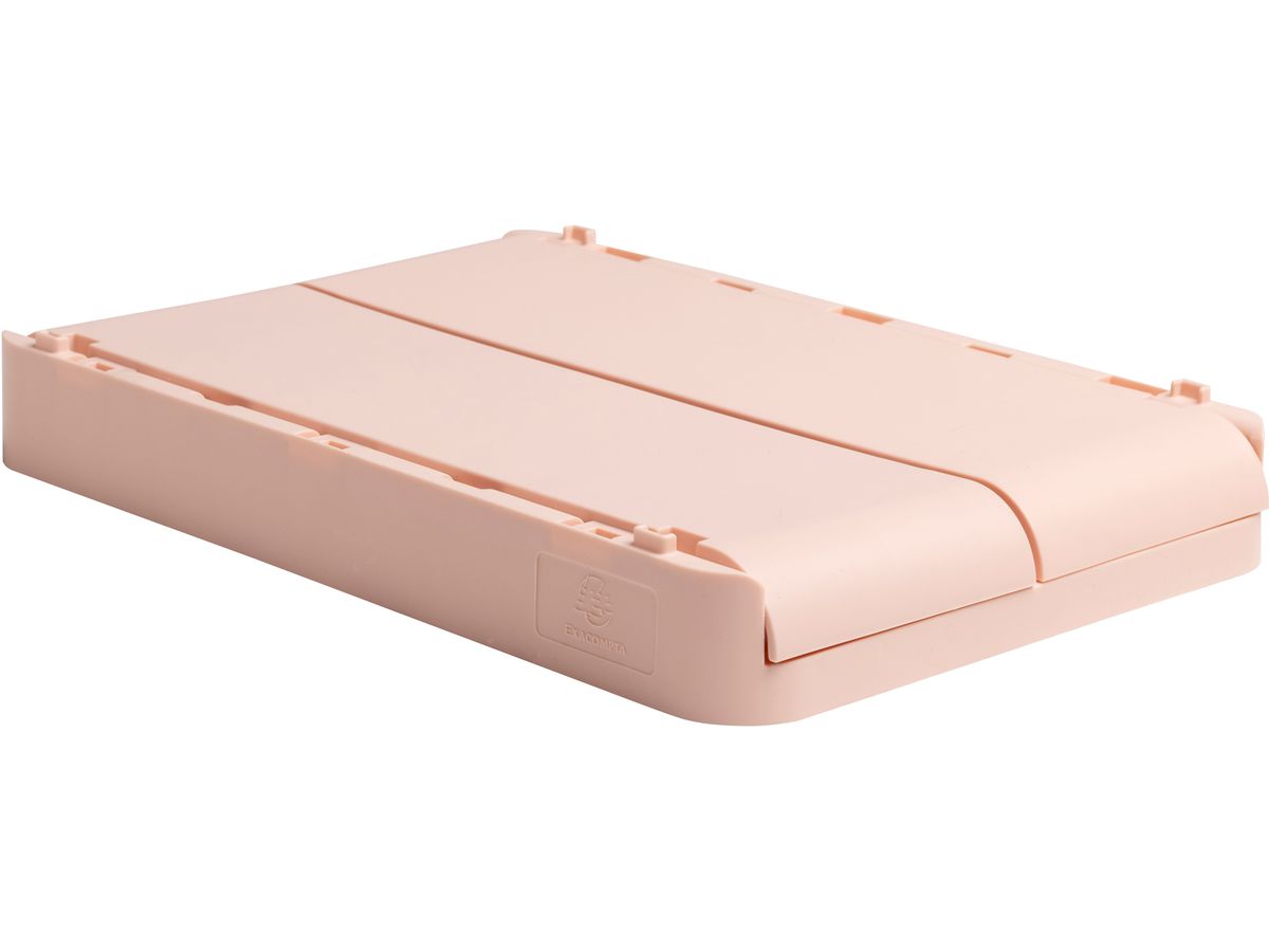 EXACOMPTA Box pieghevole Skandi A5+ 27131D Midi rosa chiaro 275x40x190mm (9002493271319)