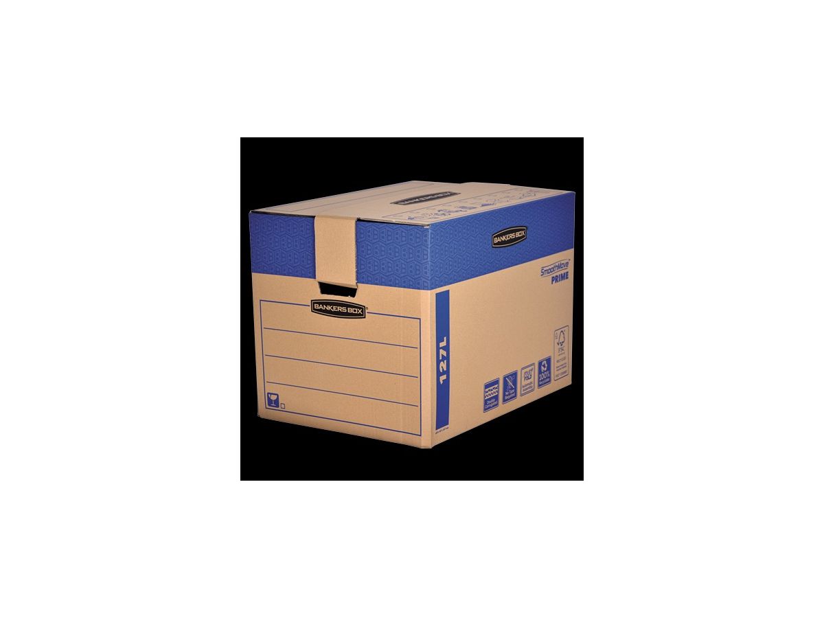 FELLOWES Umzugsbox Bankersbox 6205401 braun, extra gross (0043859607051)