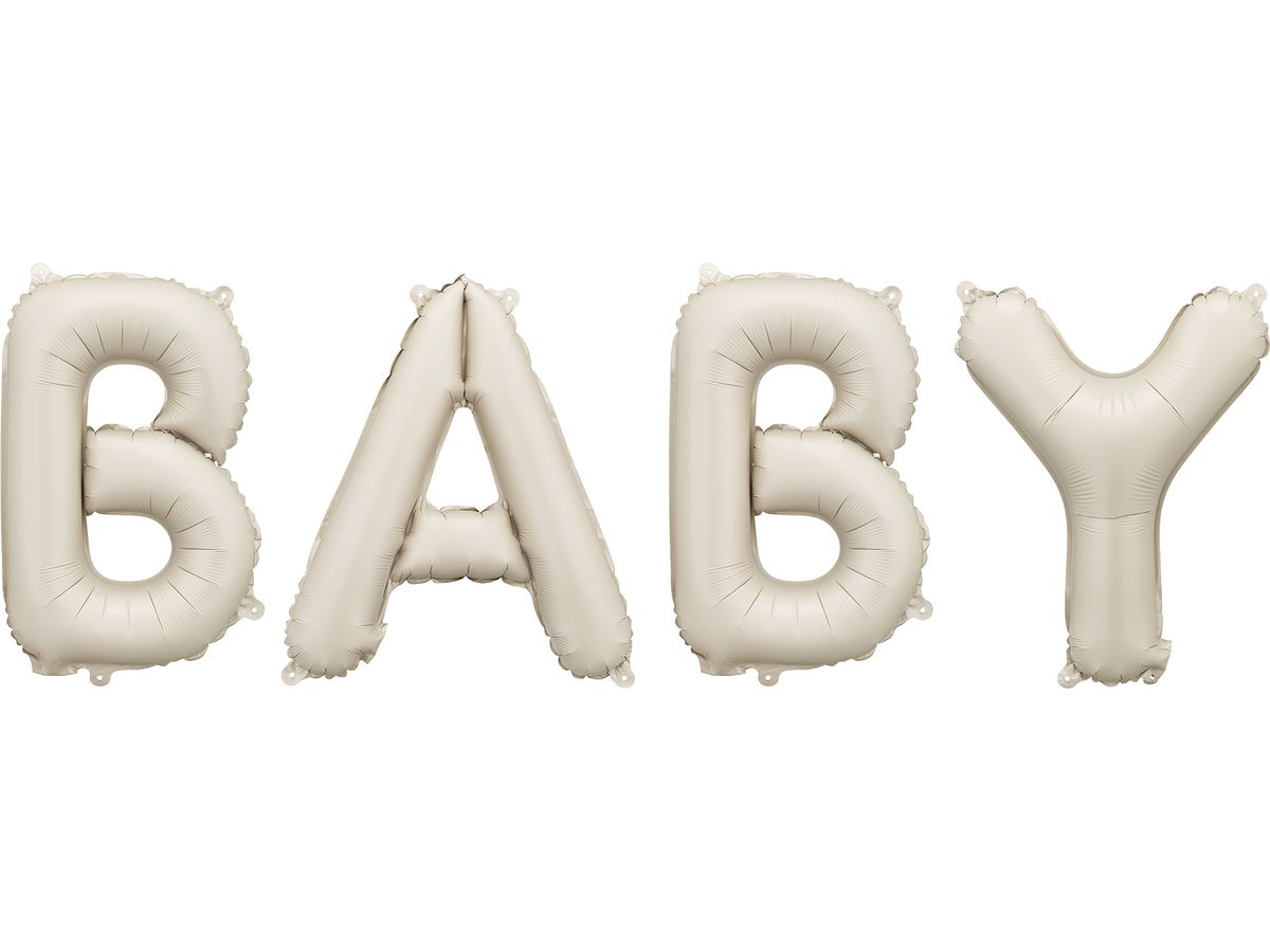 PARTYDECO Palloncino in foil 35cm FB277T-013 Baby beige (5904555086074)