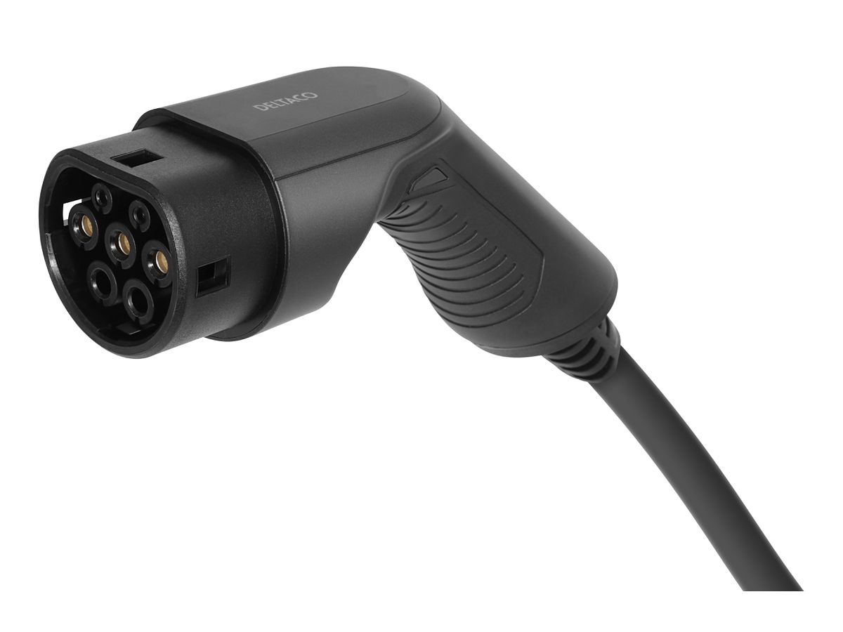 DELTACO e-Charge,cable type 2-type 2 EV-3207 3 phase, 32A, 7M (7333048044525)