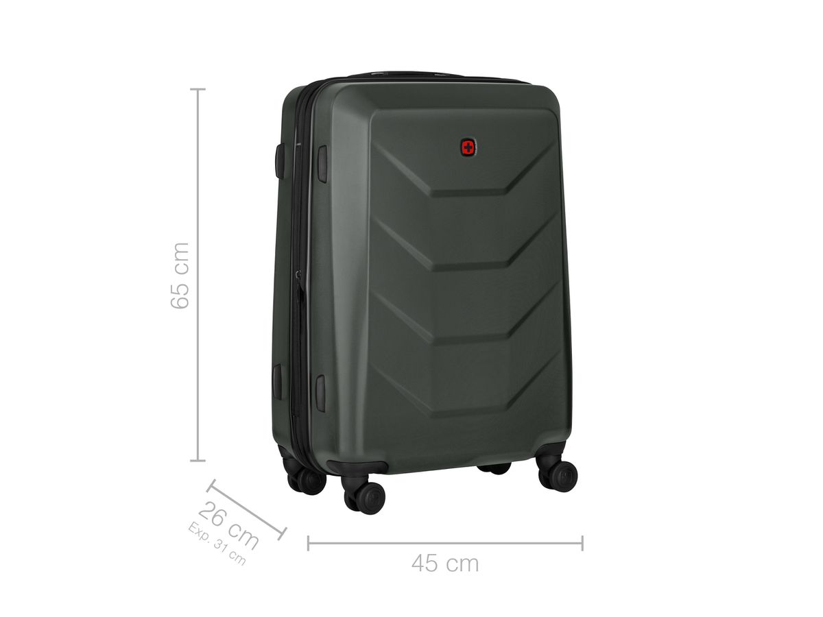 WENGER Prymo Medium 59l 653636 Hardside Case anthracite (7611160299918)