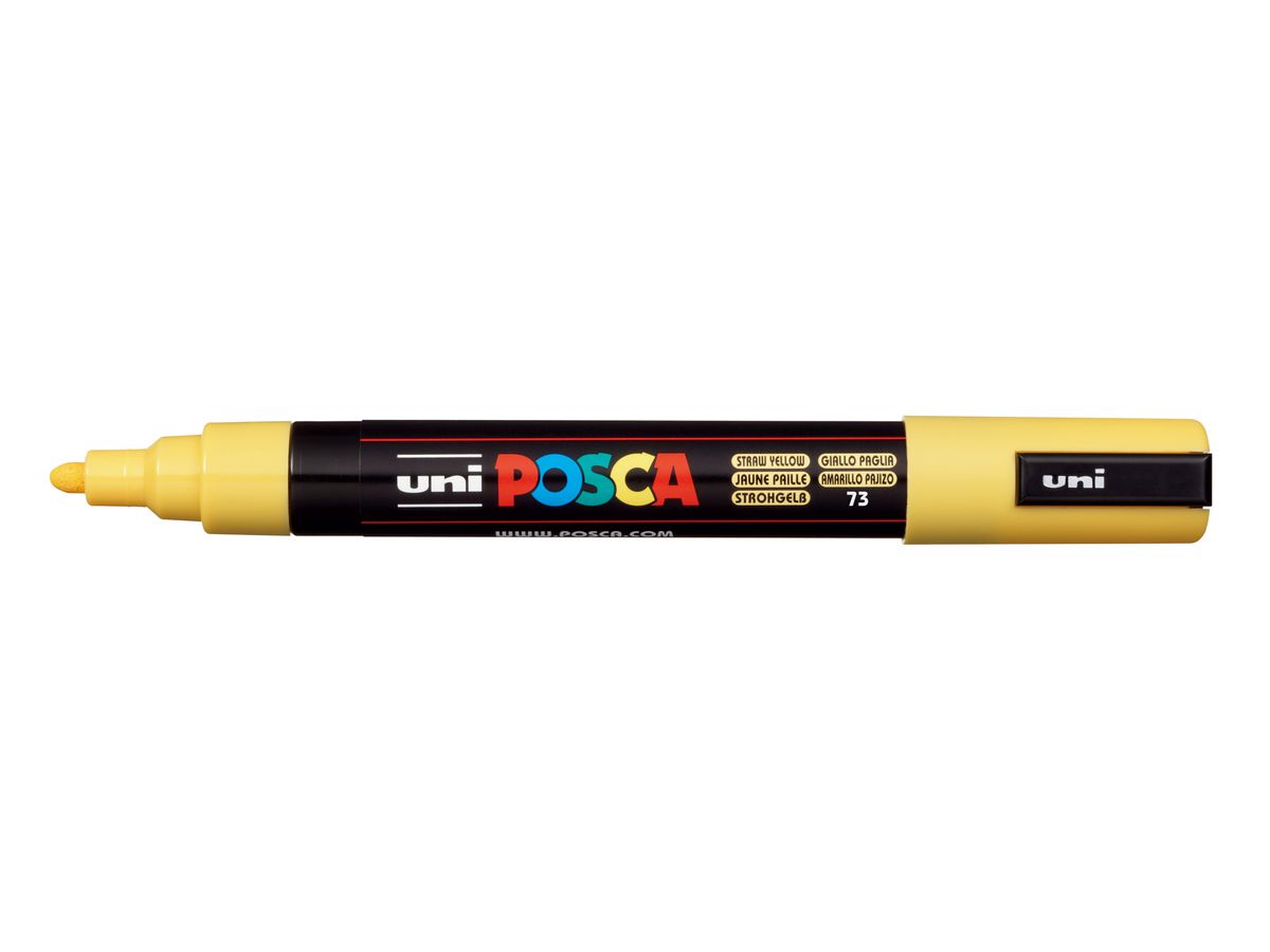 POSCA Marker 1.8-2.5mm PC5MSTRAWYEL jaune (4902778107478)