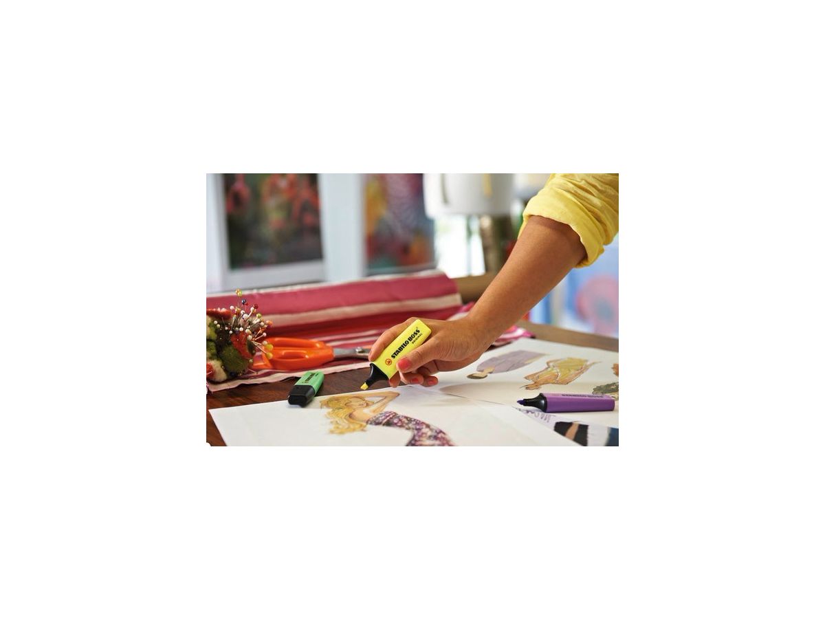 STABILO Textmarker BOSS ORIGINAL 2-5mm 70/6 6-farbig ass. (4006381215701)