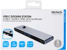 DELTACO USB-C Dockingsstation USBC-HDMI21 2xUSB-C,2xUSB-A,(mic)SD,HDMI (7333048047472)