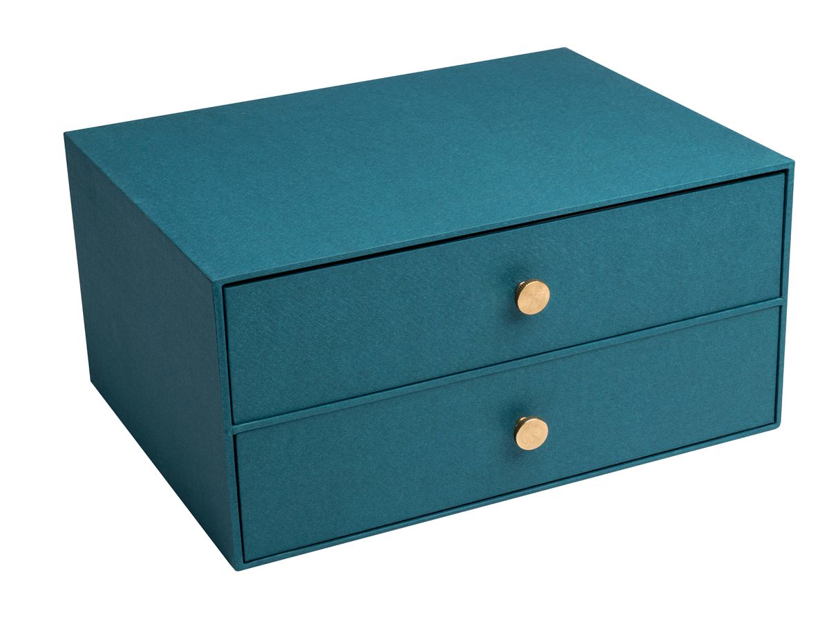 EXACOMPTA Schubladenbox OfficeByMe A4+ 30603E 2 Schubladen, blau (3130630306030)