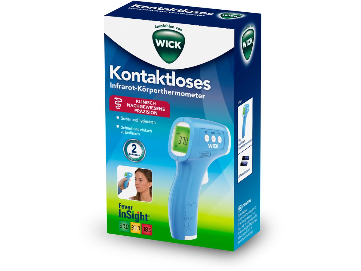 NEUTRAL Infrarot Körperthermometer HTD8813EE Kontaktlos (4022167088130)