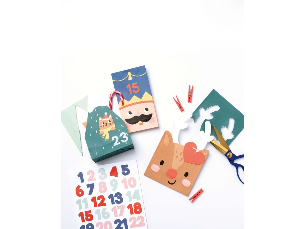 FOLIA Adventskalender 9389 Santa & Friends (4001868140552)